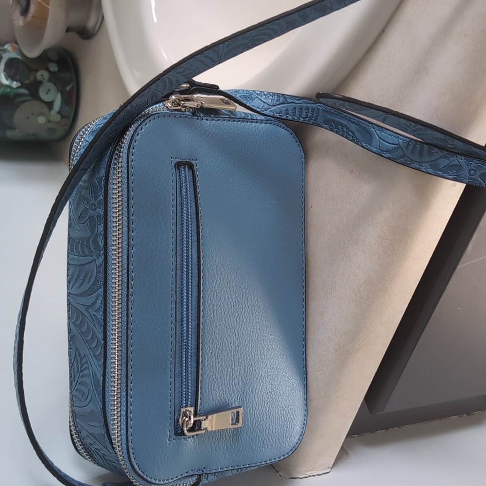 Leather Nicolle Crossbody Bag NEW